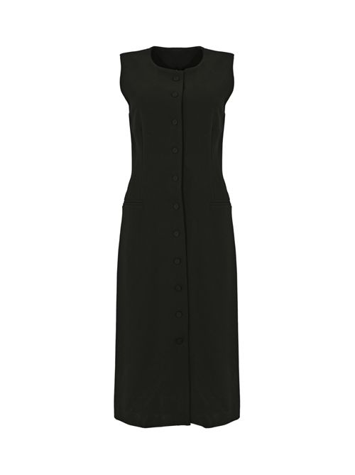 Abito midi Taylor in crepe operato Liviana Conti | F5WM60Y69-0